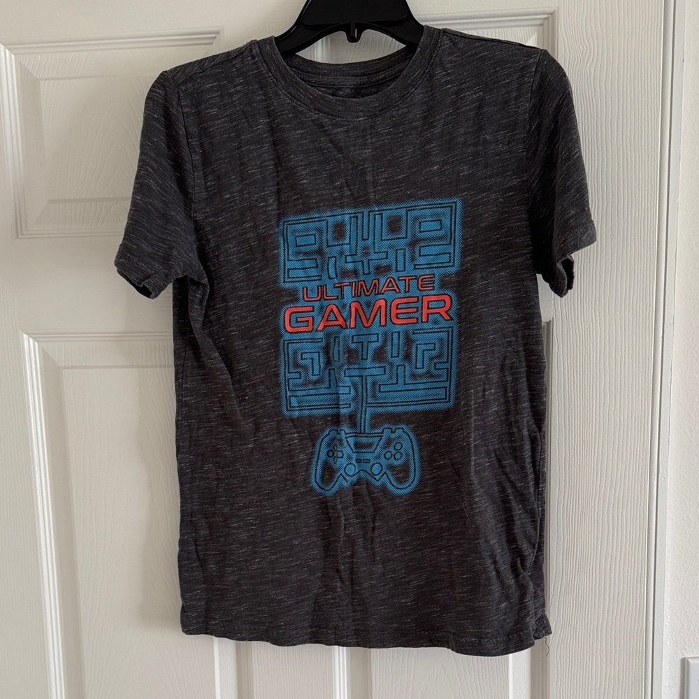 Charcoal Ultimate Gamer Crew Neck Short Sleeve Tee
